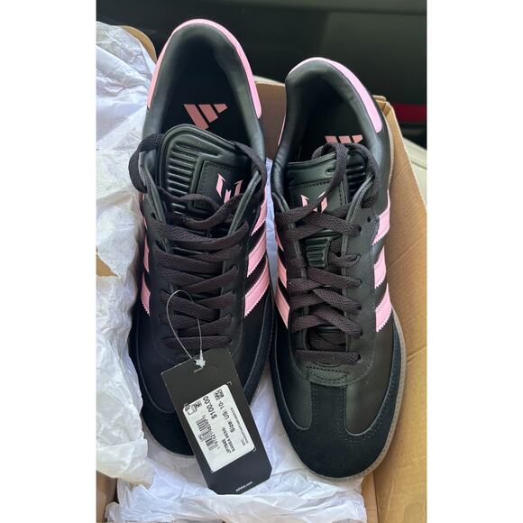 Adidas Samba Messi JP7845 Black Pink Gum Size 10.5 DS New In Box Inter Miami main image 7